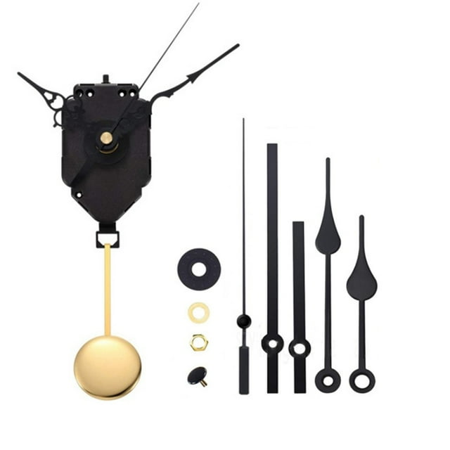 Bgsha DIY Pendulum Clock Movement Kits Wall Clock Mechanism Parts Clock Mechanism Replacement Set Wall Quartz Clock Repair Parts Accessories