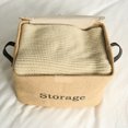 thumbnail image 3 of Bangcool Collapsible Storage Basket Portable Clothes Organizer Box Storage Bin with Lid, 3 of 10
