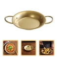 thumbnail image 1 of HONMEET Stainless Steel Spanish Paella Pan Golden For Professional Chefs And Home Cooks 1Pack, 1 of 8