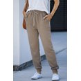 thumbnail image 3 of ABPHQTO Jogger Mujer Punto Waffle Térmico Gris, 3 of 5