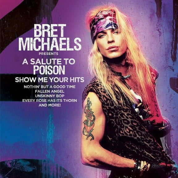 Bret Michaels - A Salute To Poison - Show Me Your Hits - PURPLE/BLACK SPLATTER - Music & Performance - Vinyl