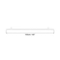 thumbnail image 2 of Uxcell Poster Hanger Rail Poster Strip Bar 100cm/40inch Clear with Clips for Poster, Map, 4 Set, 2 of 6