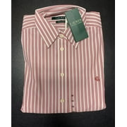 Polo Ralph Lauren WHITE/RED MULTI Men's Stripe Shirt, US X-Small