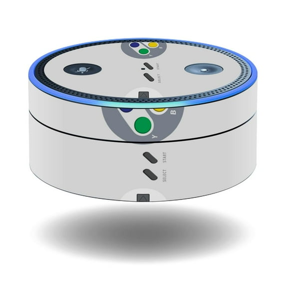 Skin Decal Wrap Compatible With Amazon Echo Dot (2nd Generation) Sticker Designs Retro Gamer 1