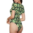 thumbnail image 2 of Fotbe Avocado Heart Body de Mujer con Cuello Redondo y Mangas Cortas, Sin Mangas Ajustado, Suave, Cómodo y Básico-Small, 2 of 7