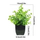 thumbnail image 2 of Plantas decorativas artificiales simuladas de plantas verdes para interiores, arreglos para sala de estar, plantas de plástico en maceta para muebles de TV, 2 of 6