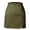 Green, variant on PULLIMORE Womens Faux Suede Short Skirt A-Line Knee Length Split High Waist Pencil Skirt (XL, Black)