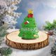 thumbnail image 4 of Puntoco Adornos de madera brasileña, decoración navideña, adornos pequeños de resina, microescenario de nieve para Navidad, regalo en forma de complemento, 4 of 5