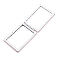 thumbnail image 4 of Unique Bargains 1 Pc Rectangle Makeup Mirror for Travel Vacation Pink PU ABS Glass, 4 of 5