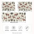 thumbnail image 2 of Yayeee Pillowcase Queen Size Set of 2 Satin Wrinkle Resistant Pillow Case, Plaid Deer, 2 of 8