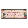 thumbnail image 1 of Kitchen Rug Set of 2 Non Slip Christmas Kitchen Mats for Floor,Merry Christmas Happy New Year Gift Kitchen Rugs and Mats for Bathroom,Room Bath (47x17+30x17 Inches), 1 of 6
