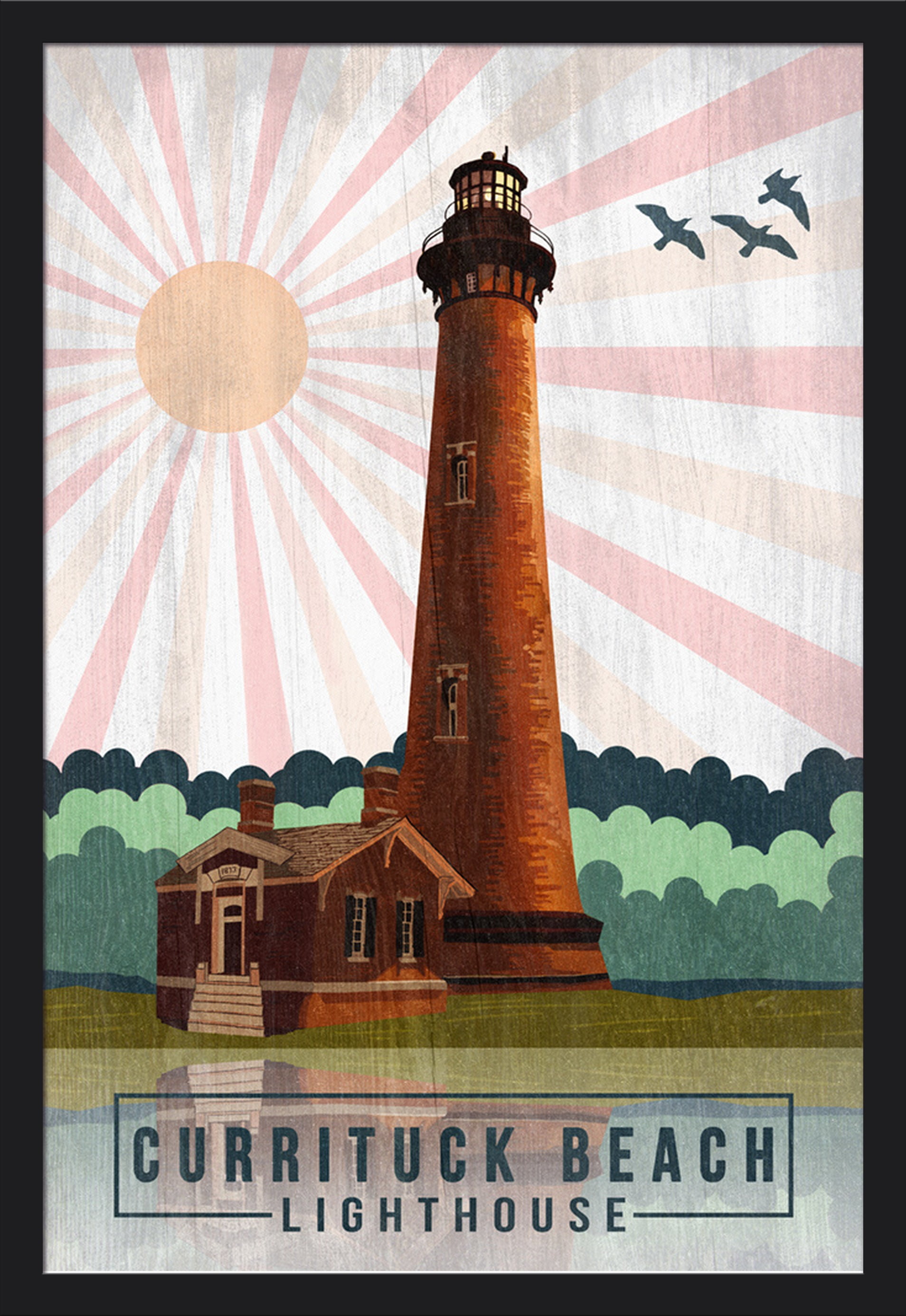 Outer Banks, North Carolina Currituck Beach Lighthouse Geometric