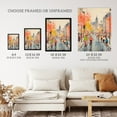 thumbnail image 3 of Old Amsterdam City Cyclist Watercolour Unframed Wall Art Print Poster Home Decor Premium, 3 of 5