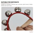 thumbnail image 3 of Shisuyan Handbell Wood Metal 3Pcs 4.1x2.8in, 3 of 8