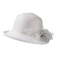thumbnail image 6 of Fascinators Hats for Women Tea Party Easter Womens Summer Dress Hat Wide Leaf Flower Bridal Shower Hat Sun Hats Beach Hat, 6 of 7