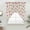 Beige, variant on Valentine's Day Swag Valances for Windows, Kitchen Window Curtains Over Sink, Spring Roses Romantic Pink Bows Vintage Window Treatment Curtains for Living Room/Bedroom Curtains 2 Panel Sets 36"x45"