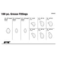 thumbnail image 2 of Performance Tool W54251 100-Piece Standard Grease Fitting Assortment, 2 of 3