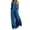 Blue, variant on Two Piece Sets for Women Summer Outfits Round-Neck Sleeveless and Long Pants Casual 2PC Sets