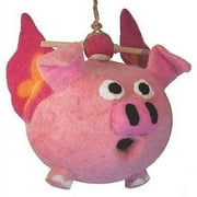 Felt Birdhouse Flying Pig Wild Woolies