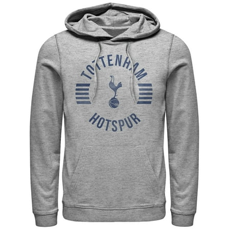 Reebok Football Sweatshirt - Tottenham Hotspur Football Club Men's Team Striped Logo Hoodie