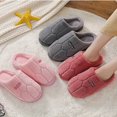 thumbnail image 6 of CUITING Unisex Cotton Slippers  Winter Indoor Home Comfort  Non-Slip Thick Sole  Casual Style  Solid Color  All-Season  Slip-On  Universal Fit  Fabric Upper  Fabric Lining  TPR Sole  Fabr, 6 of 7