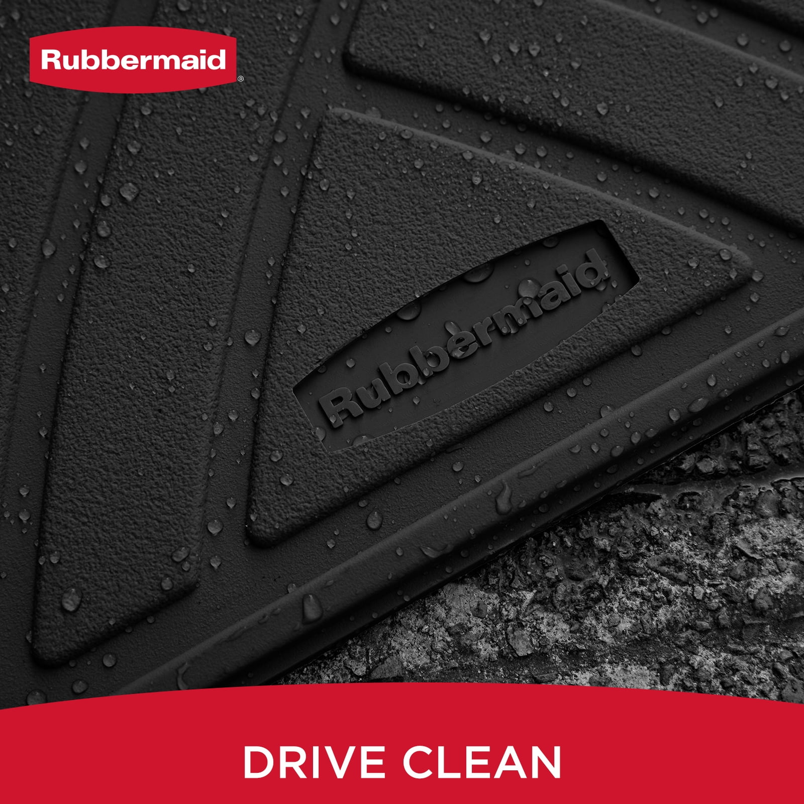 Rubbermaid Car Floor Mats Set, Lightweight Floor Mats,All-Weather Rubber  Car Mats, Non-Slip, Easy to Clean, Universal Fit for Cars, Trucks & SUVs, Black