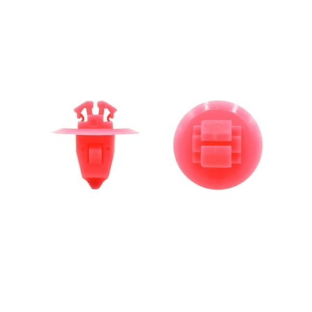 Pink Pouch - Car Door Fender 11x 8mm Hole Push Plastic Rivets Retainer Clips Pink 50 Pcs