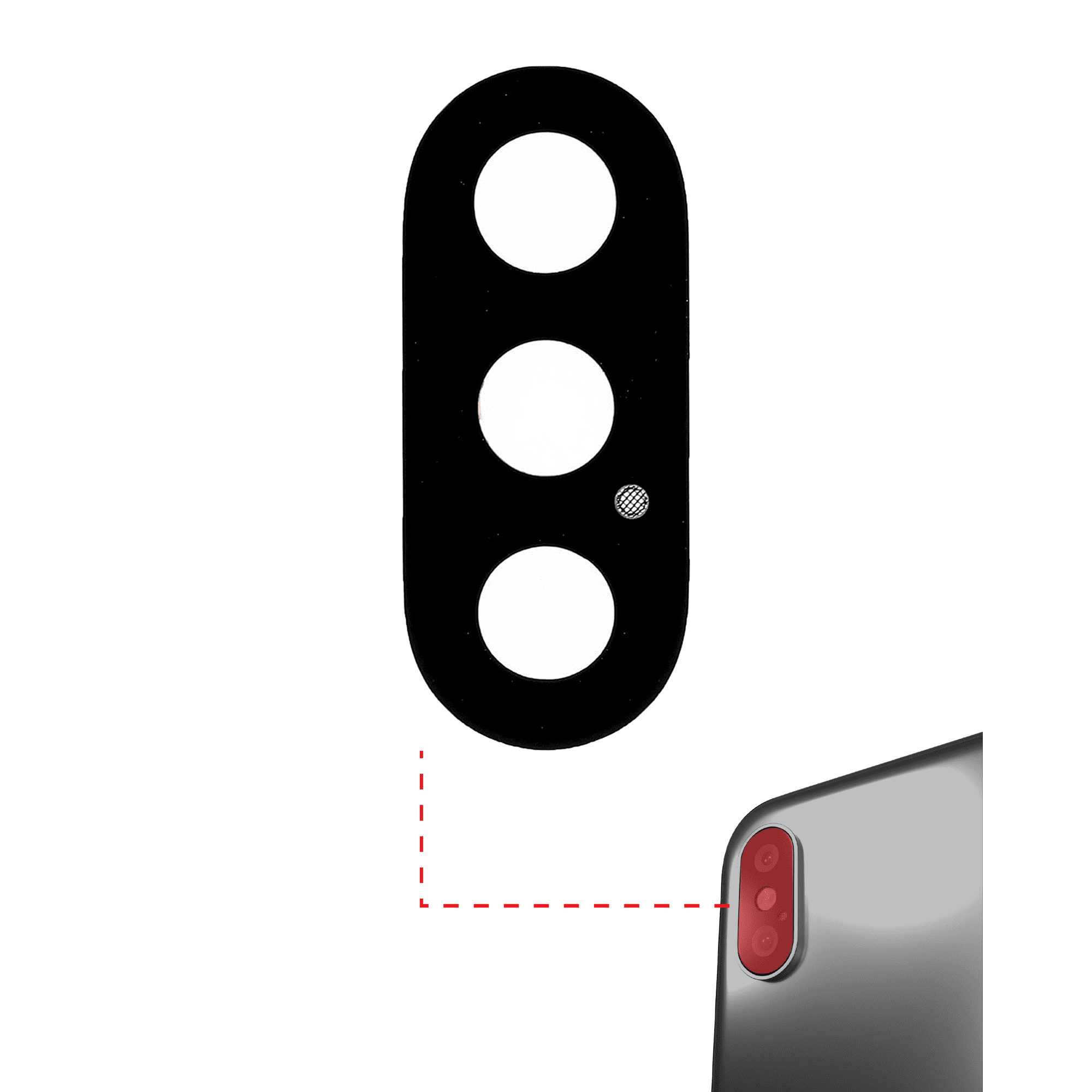 Lens Protector Iphone X Camera Lens Repair Replacement Back Camera