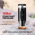 thumbnail image 3 of Cafetière, Pompe à Pression Auto 2-en-1 Bac à Café Servir Café Portable avec Batterie Intégrée 2500mah Cafetière Intégrée 2500mah avec Cafetière 2-en-1, 3 of 5