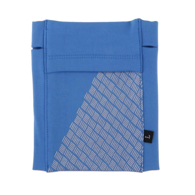 S SERENABLE Brassard de Sport Réfléchissant pour Course, Support de Téléphone, Sac Ceinture Bleu L