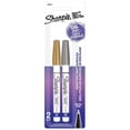 thumbnail image 1 of Sharpie Oil-Based Paint Markers, Extra Fine Point, Metallic Gold and Silver, 2 Count, 1 of 5