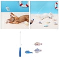 thumbnail image 2 of Juguetes interactivos de pesca de juguete para gatos, varita de juguete para gatos de entrenamiento, pesca de s Zulema teaser de entrenamiento de gatos, 2 of 8