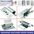 thumbnail image 5 of Whole Parts 134264600 Washing Machine Door Hinge - Replacement and Compatible with Some Crosley, Frigidaire, Gibson, Kenmore, White Westinghouse Washers, 5 of 9
