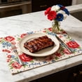 thumbnail image 4 of EGNMCR Independence Day Placemat For Dining Table Kitchen Accessories Independence Day Decoration Placemat Home Tool polyester dinning mats, 4 of 6