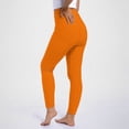 thumbnail image 4 of TGPMGRZ Honeycomb Textured High Waisted Leggings for Women Lifting Tummy Control Scrunch Booty Yoga Gym Workout Pants, Orange Size XXXL, 4 of 5