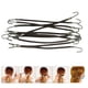 thumbnail image 1 of 10 Piezas de Corbatas para Mujer, Ganchos para Peinar El Cabello, Elásticas, Cordón Elástico , marrón, 1 of 8