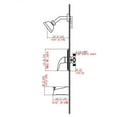 thumbnail image 3 of PROOX Matte Black Tub & Shower Faucet, 3 of 7