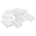 thumbnail image 2 of SHISUYAN 10Set Clear Crystal Design Small Hinge Suitable for Glass Doors 3.4x3x0.5in, 2 of 9
