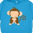 thumbnail image 3 of Inktastic Happy Monkey Toddler Hoodie, 3 of 4