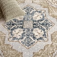 thumbnail image 6 of SAFAVIEH Rosewood Flowers Medallion Area Rug, Ivory/Green, 5'3" x 7'6", 6 of 7