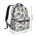 thumbnail image 2 of Fotbe Funny Excavator Pattern Casual Backpack for School, Travel, and Outdoor Activities - Durable, Lightweight, and Comfortable, 2 of 5