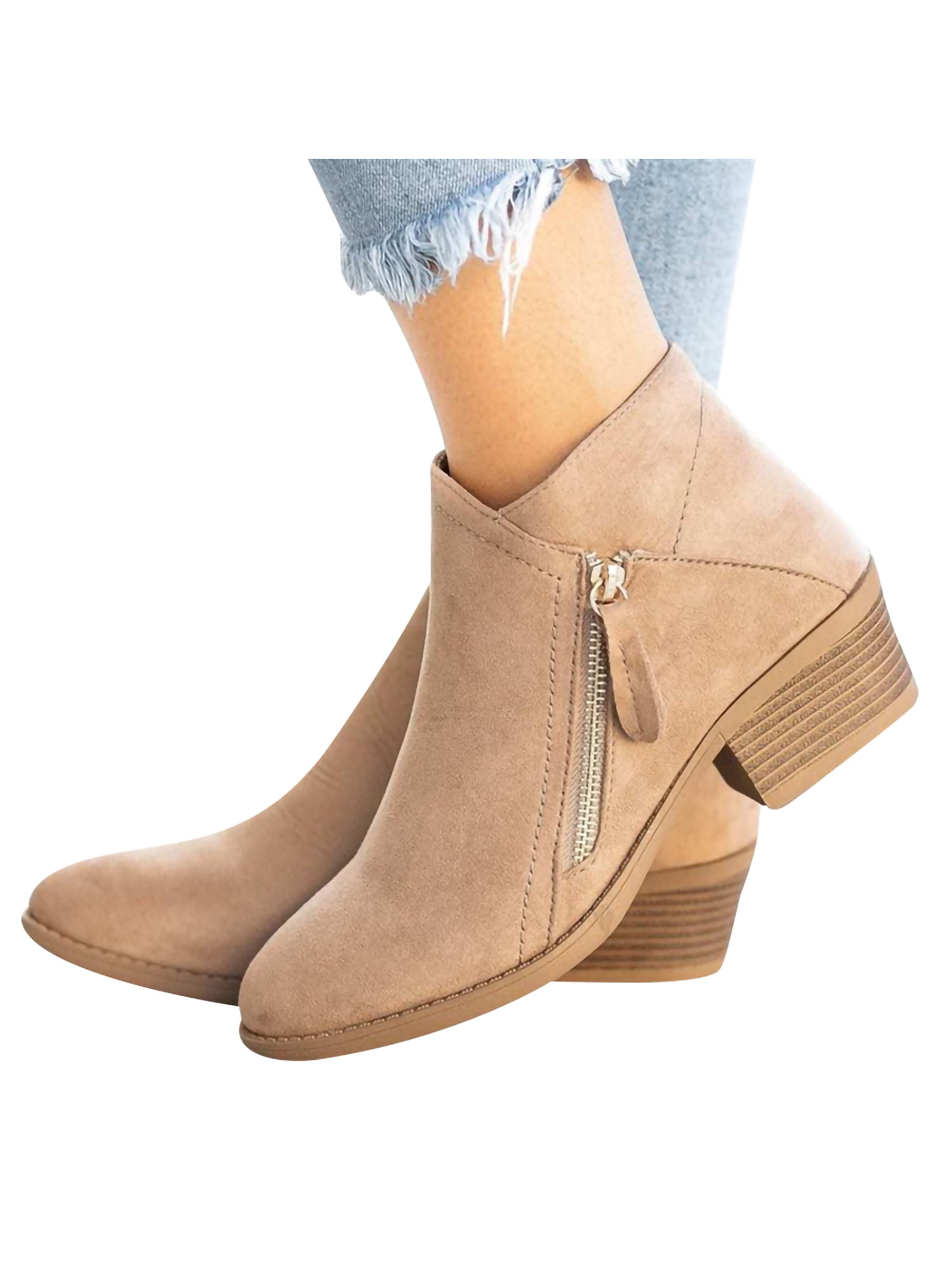 side zip boots for women
