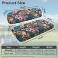 thumbnail image 3 of POLERO Golf Seat Covers for Cart Universal Fit Club Car Precedent Tropical Hibiscus Palm Leaves Print Breathable Golf Cart Bench Seat Covers Washable Fashion Accessories, 3 of 8