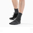 thumbnail image 7 of Unisex Mid-Crew Toe Socks, Cotton Athletic Running Socks, 3 Pairs, 7 of 7