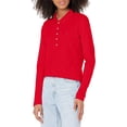 thumbnail image 1 of Women's Long Sleeve Polo Shirt, 1 of 2