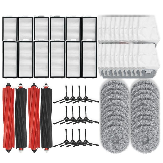 Piezas De Repuesto Para Aspiradoras Robot Para Qrevo Master, V20, P10S Pro, Cepillo Lateral Principal, Filtro HEPA, PañO De Fregona