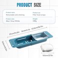 thumbnail image 2 of Boreal Craft Small Dish Basin Telescopic Storage Rack 2025 Upgraded Adjustable Telescopic Storage Rack Rack Kitchen And Bathroom Organizer Sponge Soap With Dishcloth Hooks, 2 of 3