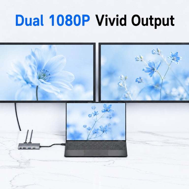VILINICE 9-in-1 USB-C Docking Station photo 8