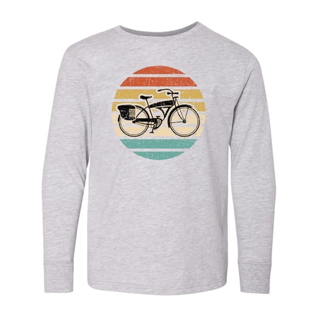 Inktastic Cycling Vintage Bicycle for Cyclist Long Sleeve Youth T-Shirt price history on PriceWatchPro