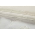 thumbnail image 2 of 2 Pack, Regal Home Collections Malta Embroidery Sheer Curtain Panel Pair with Attached Valance, Beige, 2 of 7
